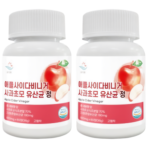 식약처인증 순수한줌 애플사이다비니거 사과초모 유산균 정