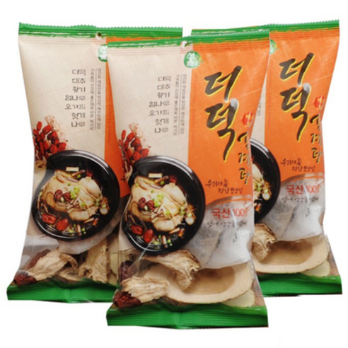 선율 더덕삼계탕 백숙재료, 3개, 100g