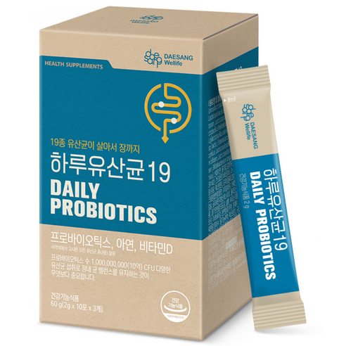 대상웰라이프 정품 하루 유산균 19