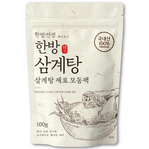 한방선생 삼계탕 재료