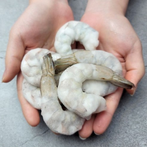 씨기프트 칵테일새우 특품 (생 새우살, 냉동 대용량 깐새우, 감바스용) 900g~1000g, 칵테일새우 대 50-60미, 1개