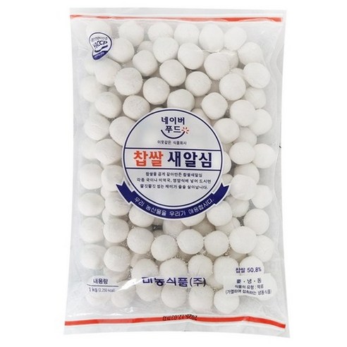 미농 네이버푸드 찹쌀 새알옹심이, 1kg, 8개