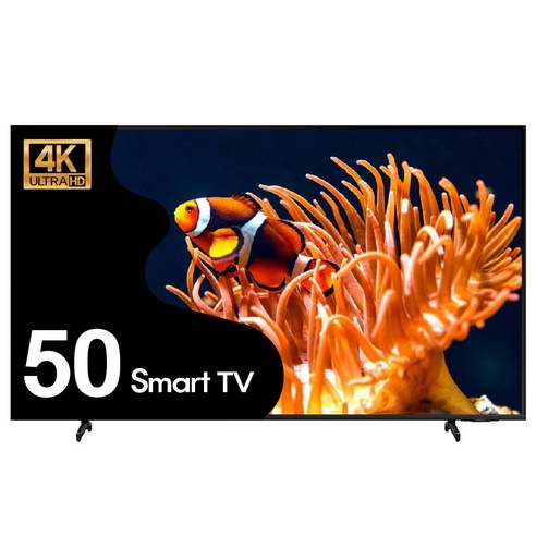 삼성전자 50인치 127cm 최신형 Crystal UHD 4K 스마트 LED TV OTT 어플 휴대폰 미러링 가능 50DU8000