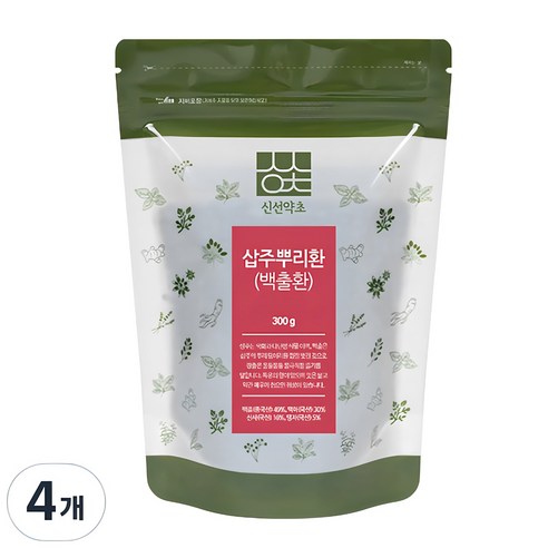 신선약초 삽주뿌리환, 300g, 4개