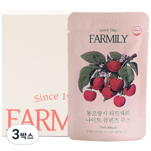 팜밀리 몽모랑시 타트체리 나이트 클렌즈 주스