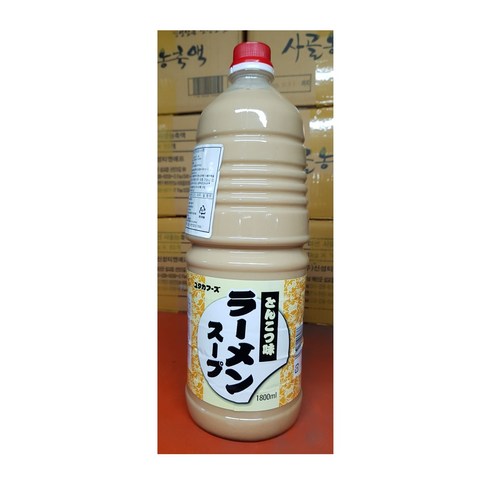 에이치에이유통 코우 유타카 돈코츠라멘스프 1.8L 돈꼬츠 일본라멘 사골육수, 1개, 1.8L