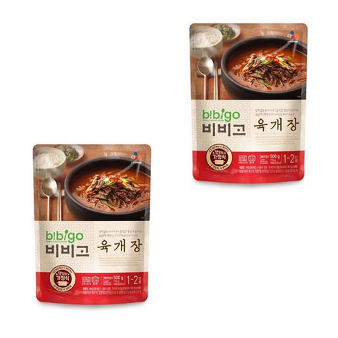 비비고 육개장, 500g, 2개