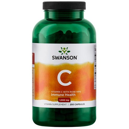스완슨 비타민 C 로즈 힙 1000mg 캡슐