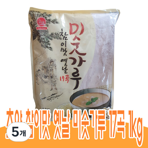 초야식품 참이맛 미숫가루, 5개, 1kg