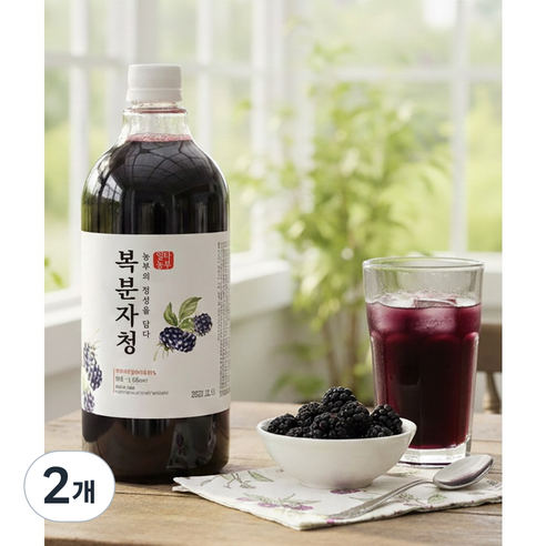 복분자청 복분자원액 문경복분자 1000ml, 2개, 1개입, 1L
