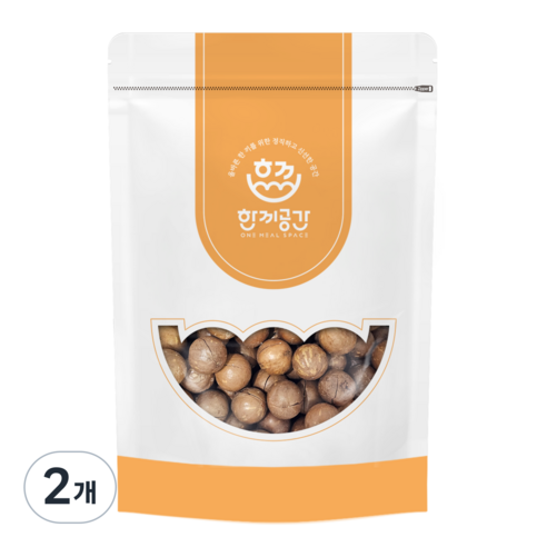 한끼공간 껍질 마카다미아, 2개, 1kg