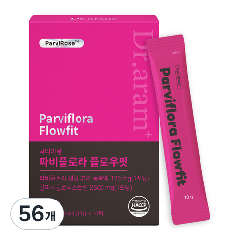 닥터아람 파비플로라 플로우핏, 56개, 10g