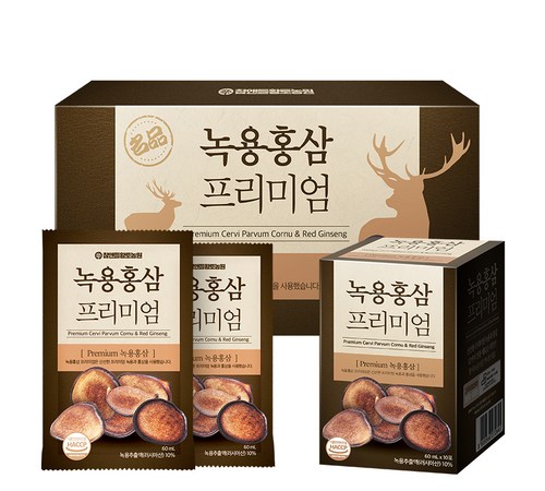 건강과 활력을 위한 홍삼과 녹용의 만남