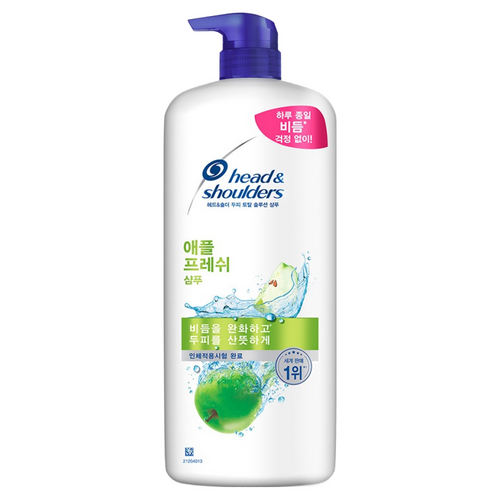 헤드앤숄더 두피 토탈 솔루션 샴푸 애플 프레쉬향, 1.2L, 1개