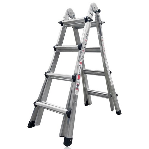 라이콤 LS사다리 4단 알루미늄 다목적 접이식 A형 H형 높이조절 가정용 산업용 안전사다리, 1개