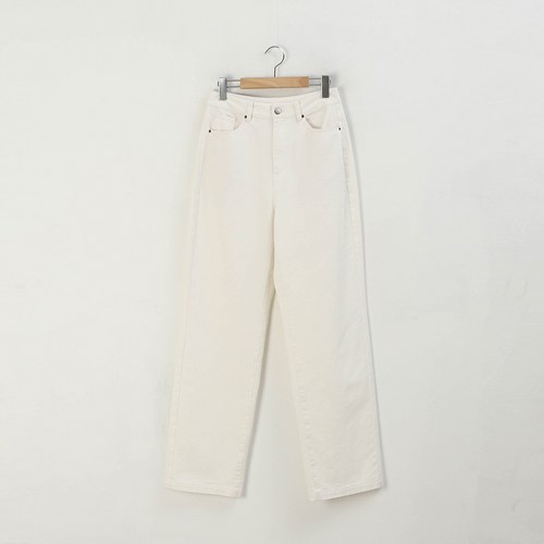 [피핀] 숏중롱 파스텔 내추럴코튼 일자 와이드 팬츠 #710643