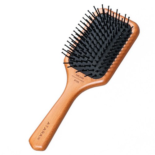 아타라 우든 컴팩트 패들 헤어브러쉬 AT-P195, 브라운, 1개