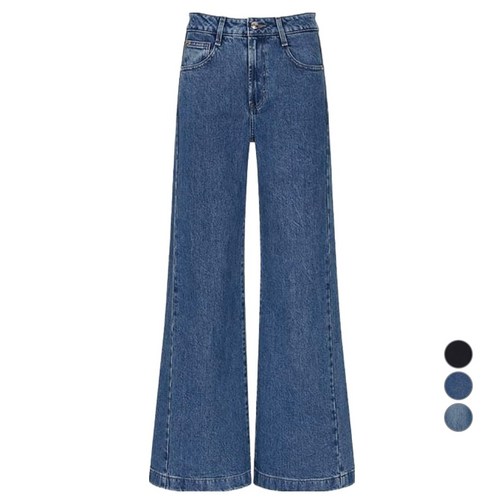 게스 여성용 뉴 와이드 스판 팬츠 사계절용 YO3D0175