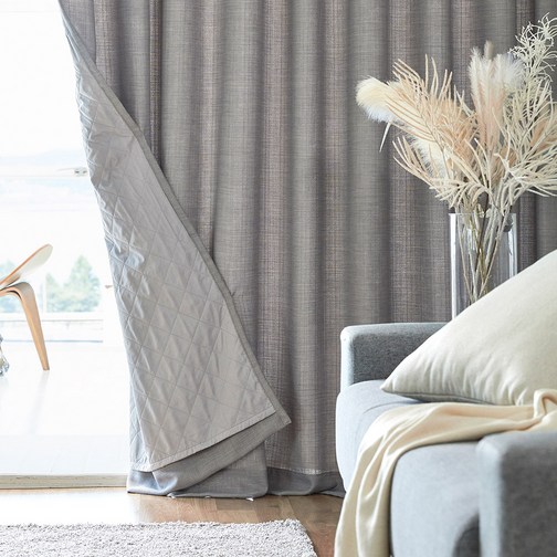 모던하우스 ON 린넨스타일 3중방한 3도씨커튼 높이조절형