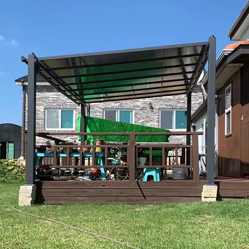 리자드 독립형 알루미늄 단독주택 농막 조립식 렉산 파고라 캐노피 차양막