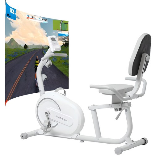 엑사이더 리얼 좌식 실내자전거 EB620, EB620, 화이트