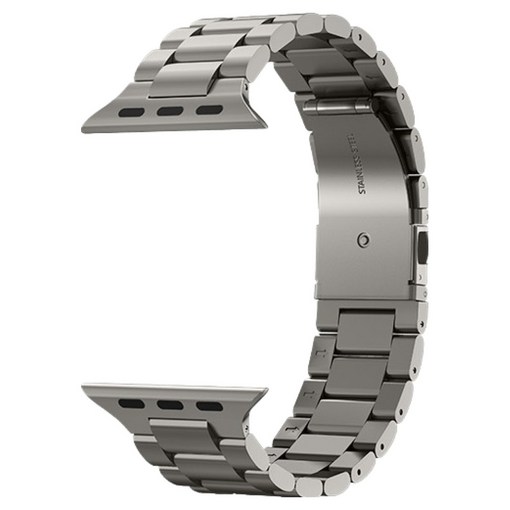 슈피겐 애플워치 스트랩 티타늄 모던핏, 내추럴 티타늄, 1개