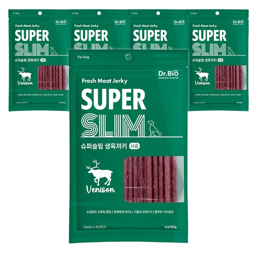 닥터바이오 강아지슈퍼슬림생육져키육포스틱