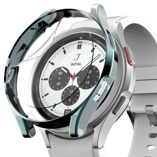 누아트 갤럭시 워치4클래식 커버 케이스  고광택 액정보호필름 3개입