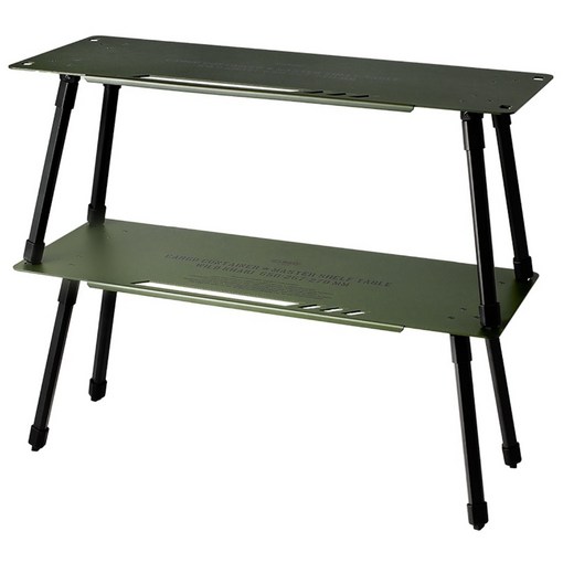 카고컨테이너 캠핑 선반 쉘프 사이드 보조 접이식 좌식 테이블 마스터쉘프테이블 1세트 2개입