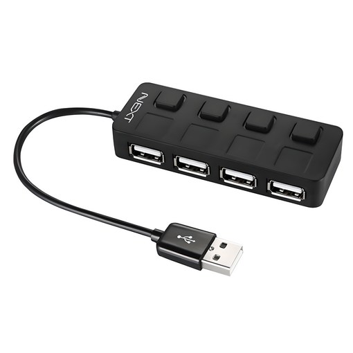 넥스트유 USB 2.0 4Port 무전원허브 NEXT204UH NEW