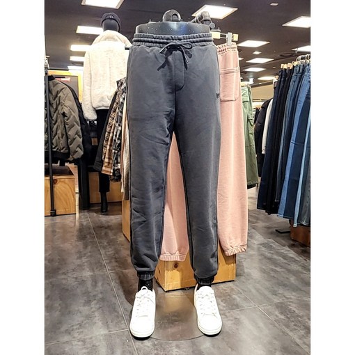 버커루 BC 25년신상 봄 가을 빈티지 컬러 착용감이 편안한 조거팬츠 버커루 남여공용 3단쭈리 가먼트다잉 조거 팬츠 Z55109