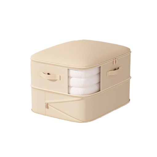 꼬모디떼 이불 압축 파우치 11, 2개, 베이지