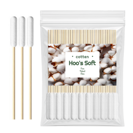 후스소프트 위생검사적합제품 단단한 대왕면봉 다용도 굵은 부케 두피 스케일링 두꺼운 봉 솜방망이 왕면봉