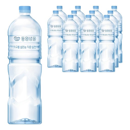 동원샘물 무라벨 2L 12개 청정 자연의 맛을 느껴보세요