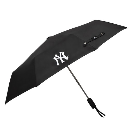MLB NY 심플로고 3단 자동우산 + 커버세트