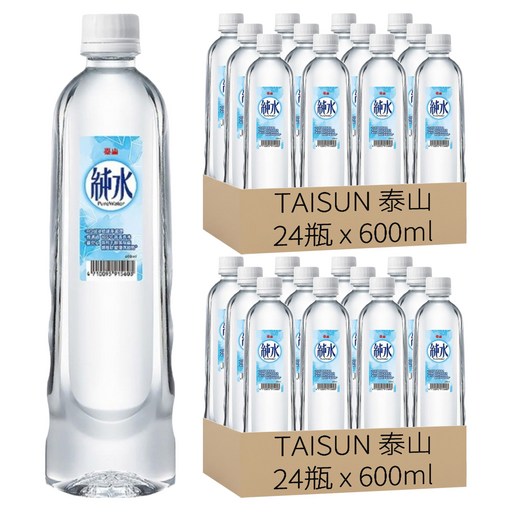 TAISUN 泰山 純水, 48瓶, 600ml