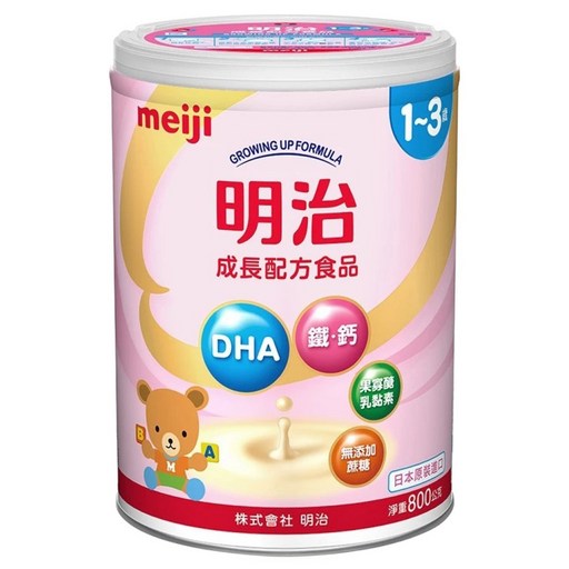 meiji 明治 成長配方食品 1~3歲 新版, 800g, 1罐