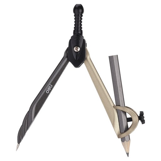 델리 연필식 휴대용 컴퍼스 골드
