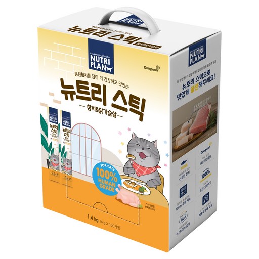 동원뉴트리플랜 고양이 뉴트리 스틱 100p