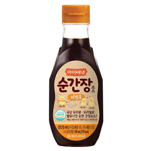 아이배냇베베 순간장 소스 190ml