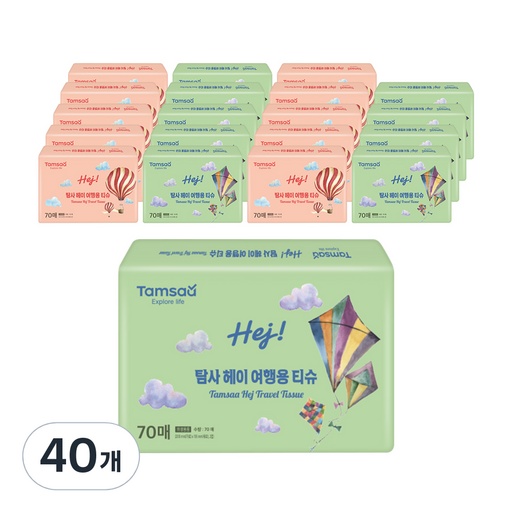 탐사 헤이 여행용티슈 2겹