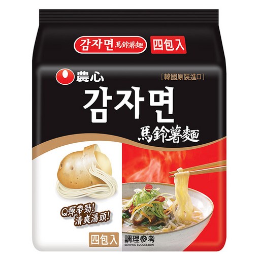 NONGSHIM 農心 馬鈴薯麵 100g, 4包