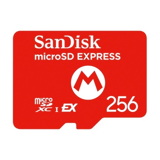Nintendo 任天堂 SWITCH SanDisk microSDTM Express card for Nintendo SwitchTM 2 256GB, 紅色, 1個, 單一商品