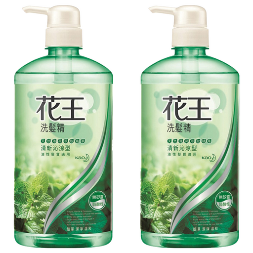 Kao 花王 洗髮精 清新沁涼, 750ml, 2瓶