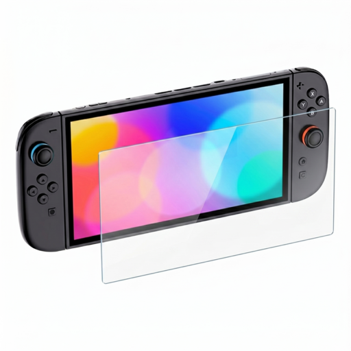 IINE 良值 SWITCH2用高透鋼化膜 2個＋貼膜神器, 透明色, 1個, L1077