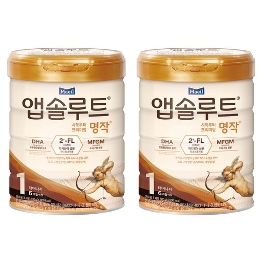 앱솔루트 명작 2FL 분유 1단계