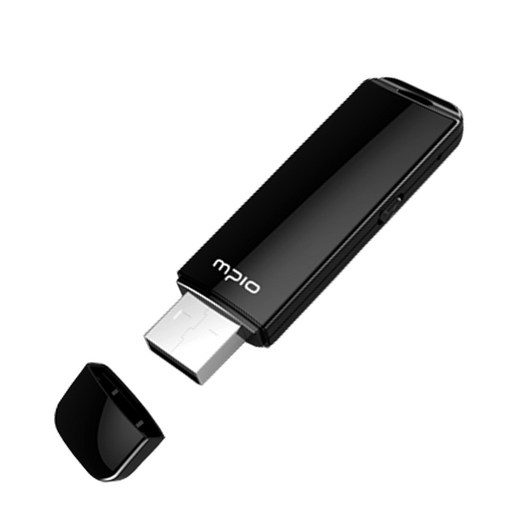 엠피오 V10 USB메모리형 초소형 녹음기 16GB, 단일상품, 블랙