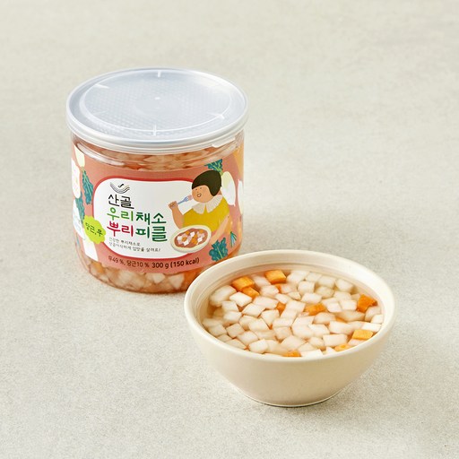 [로켓프레시] 에코맘의산골이유식 우리채소 뿌리피클