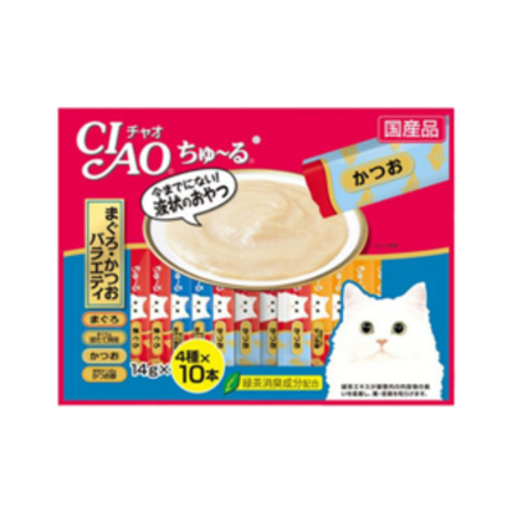 챠오츄르 고양이 간식, 참치&가다랑어, 560g, 1개