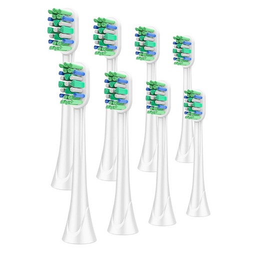 필립스 소닉케어 호환 전동 칫솔모 리필모, 2세트, 고급형 칫솔모 4개